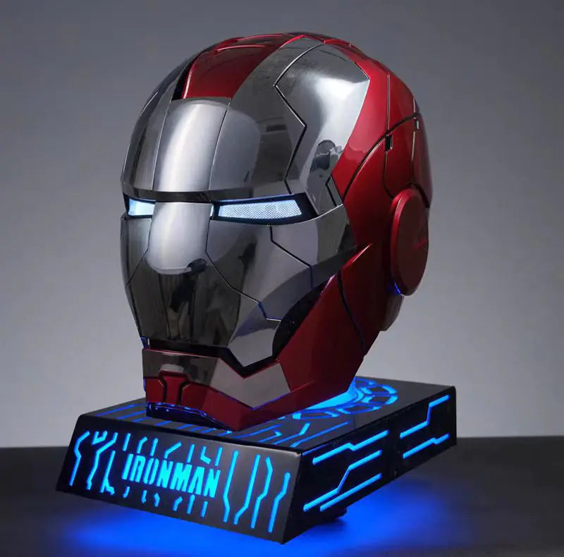 Iron Man MK5 Helmet 1:1 Wearable Voice-Controlled
