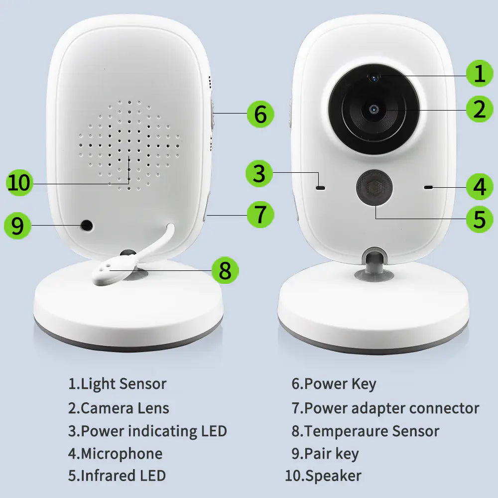 Baby Monitor and Caregiver Device for Infants