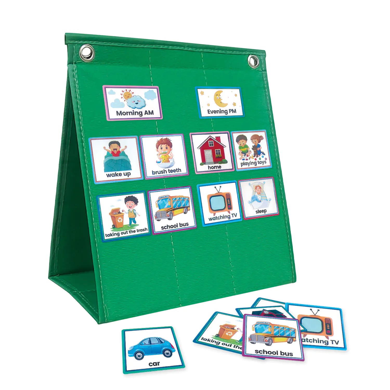 Kids Daily Chores Visual Schedule Calendar Board