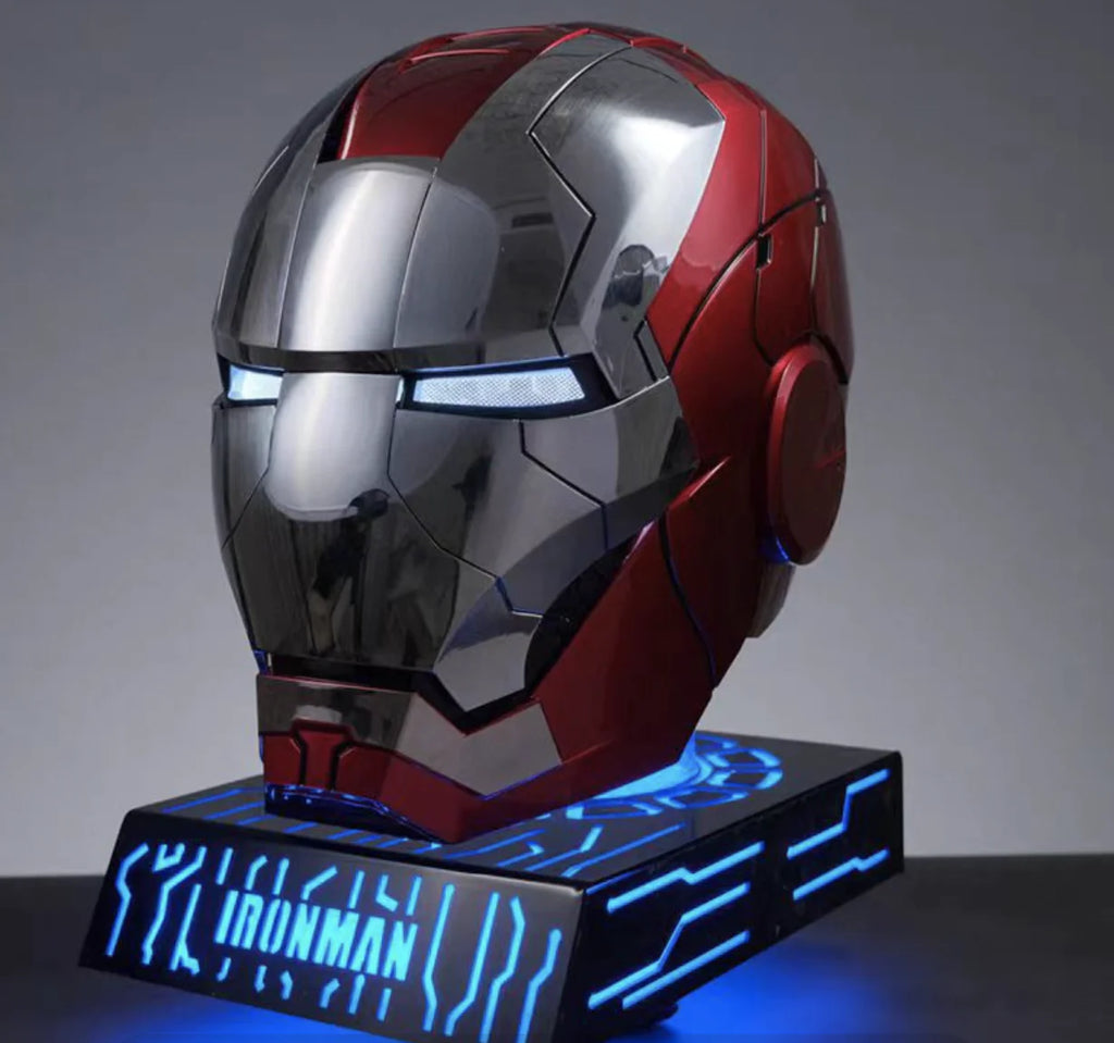 Iron Man MK5 Helmet 1:1 Wearable Voice-Controlled